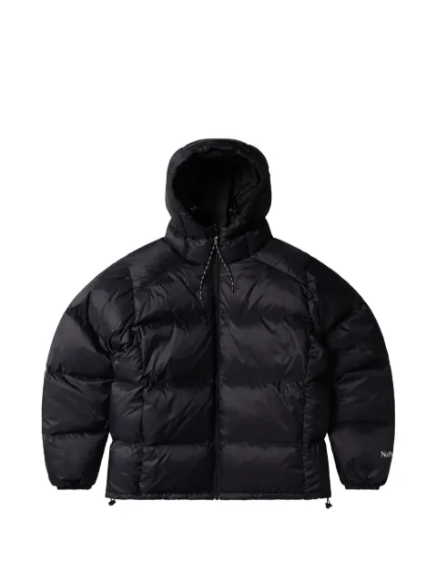 NO PROBLEMO logo-print puffer jacket