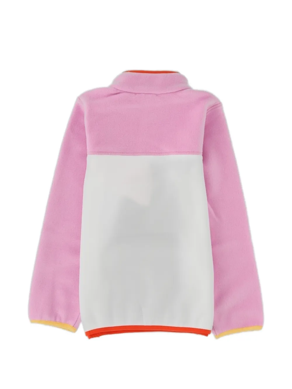Stella McCartney Kids Fleece trui met colourblocking Roze