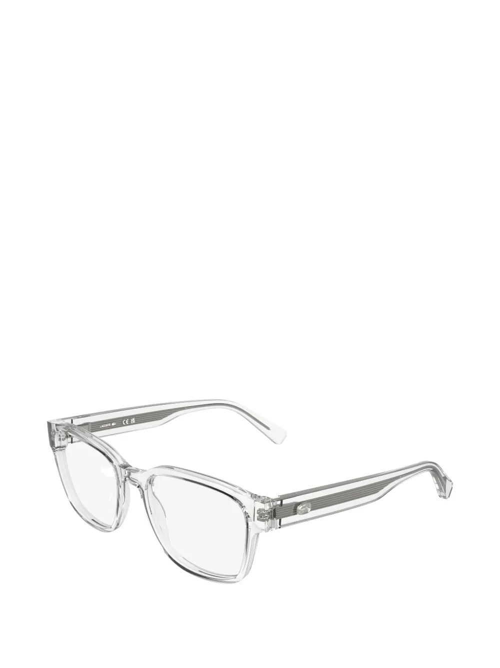 Lacoste Bril met vierkant montuur Beige