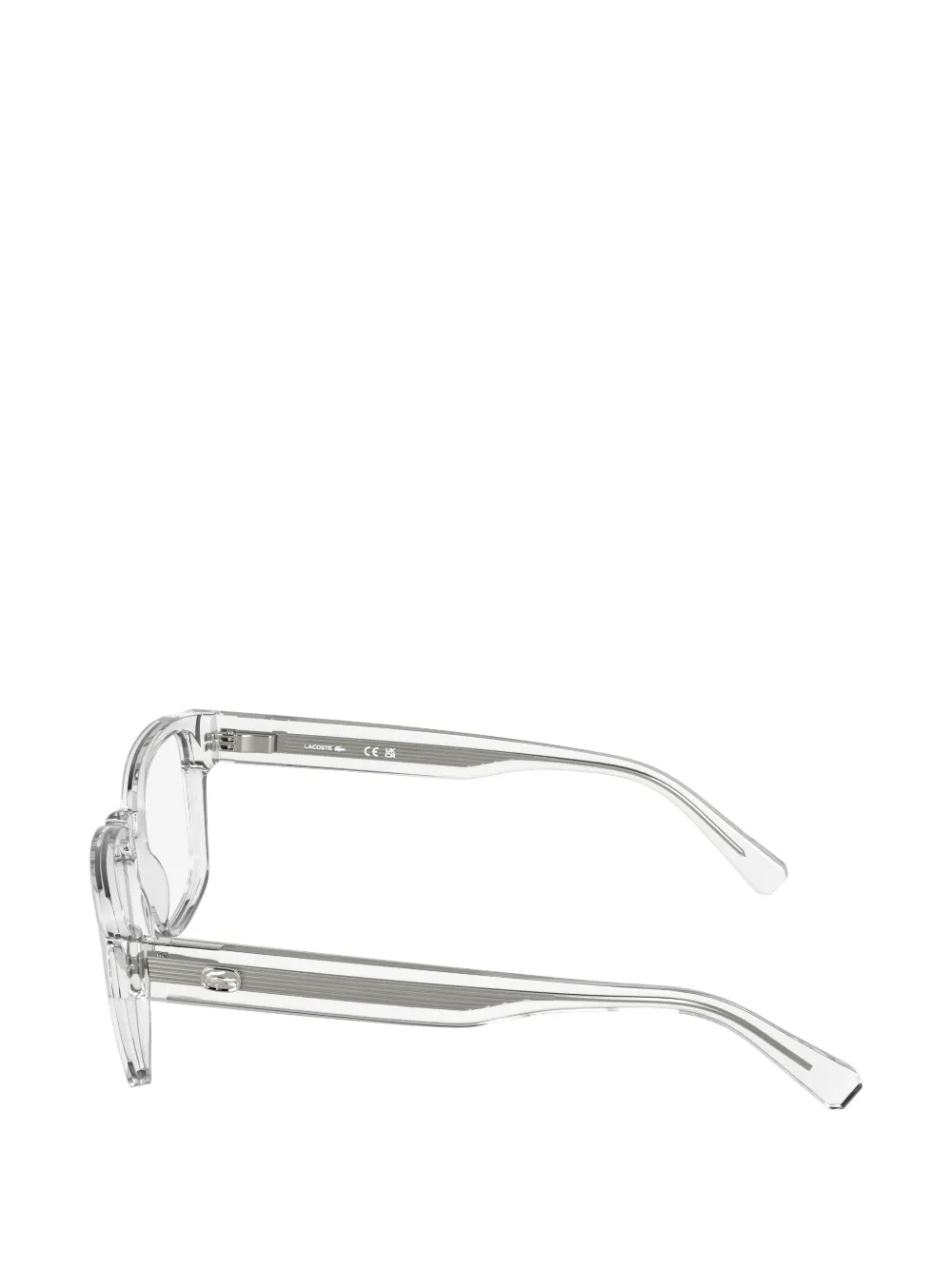 Lacoste Bril met vierkant montuur Beige