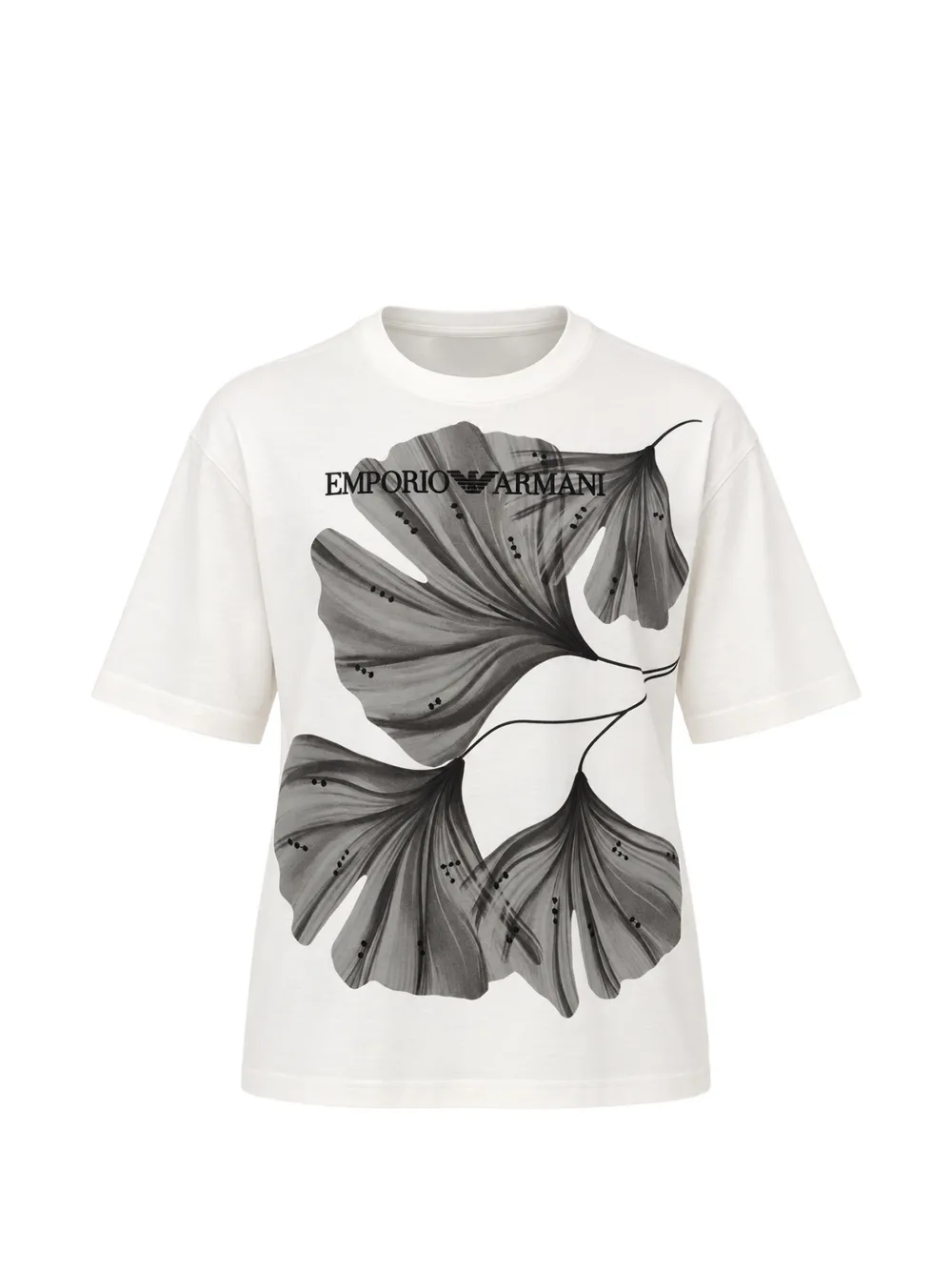 Emporio Armani graphic-print T-shirt - Bianco