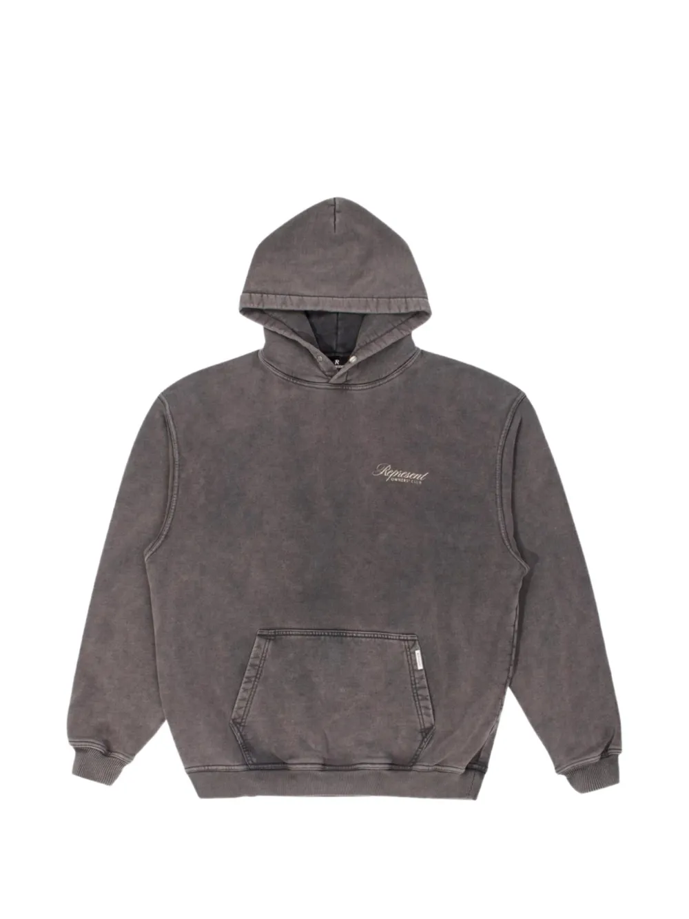 Represent Club Script hoodie Grijs