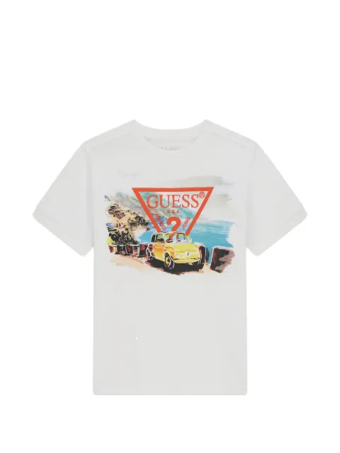 GUESS USA playera con logo de triángulo