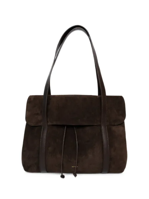 ann kurz The Greatest drawstring suede tote bag