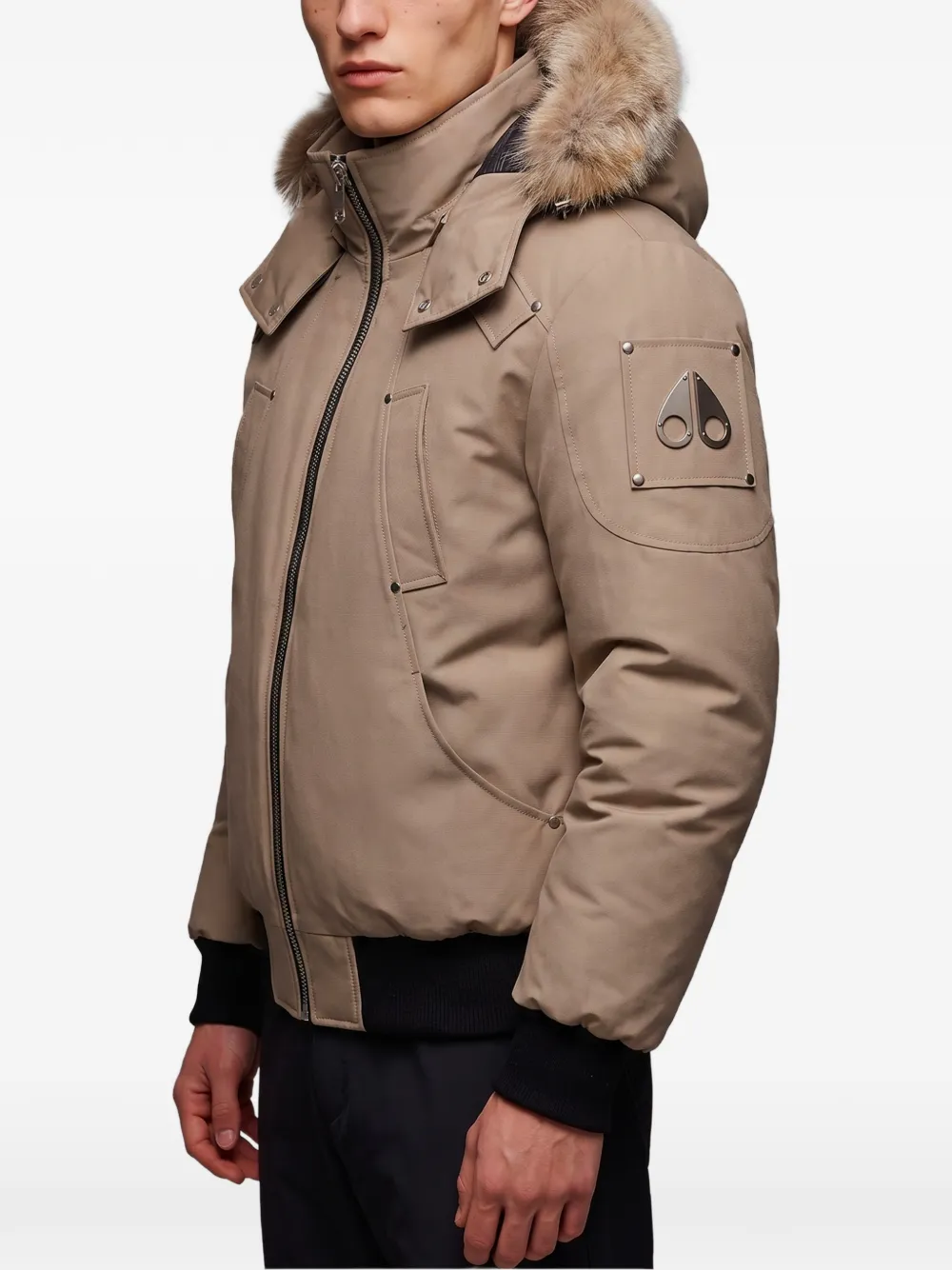 Moose Knuckles Original Ballistic gewatteerd bomberjack Beige