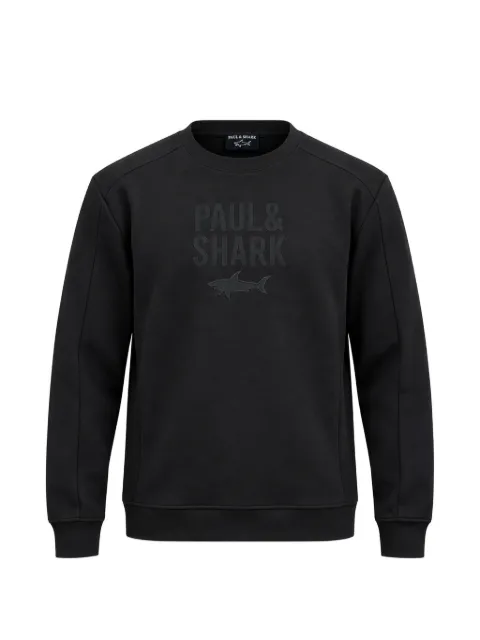 Paul & Shark logo-print cotton sweatshirt