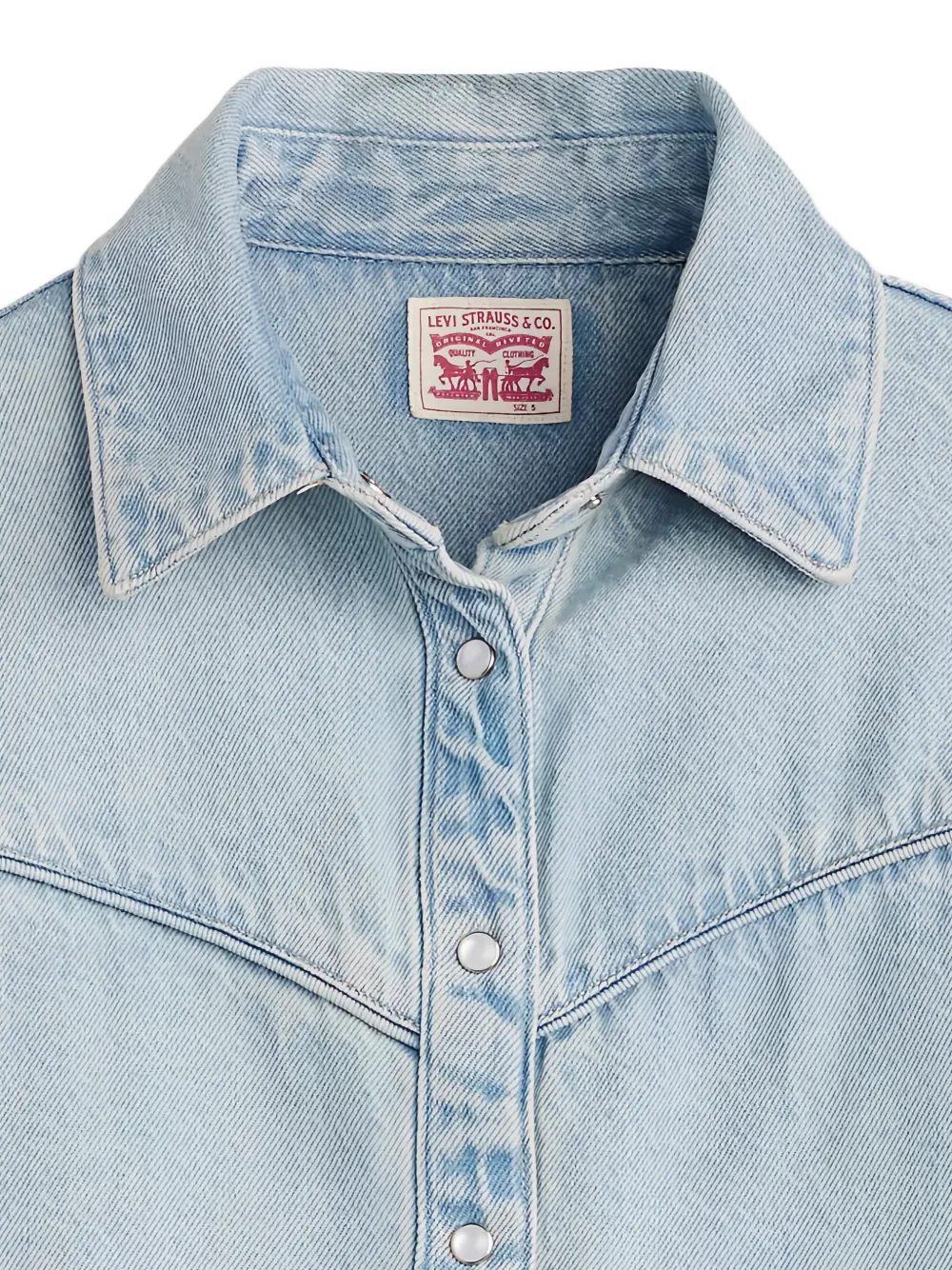 Levi's Logan Western blouse Blauw