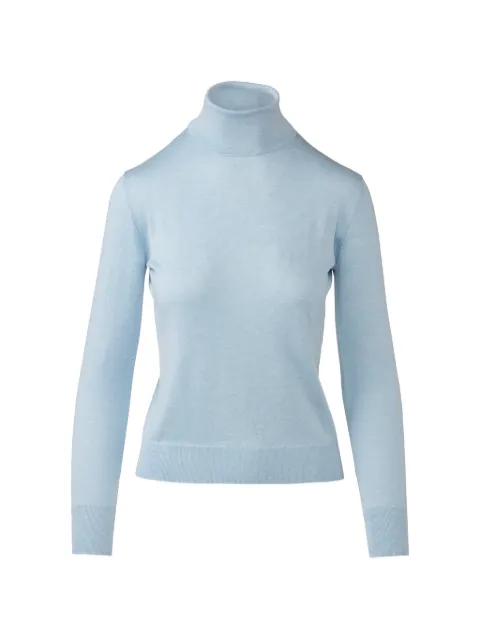 Kinross Cashmere fitted roll-neck sweater