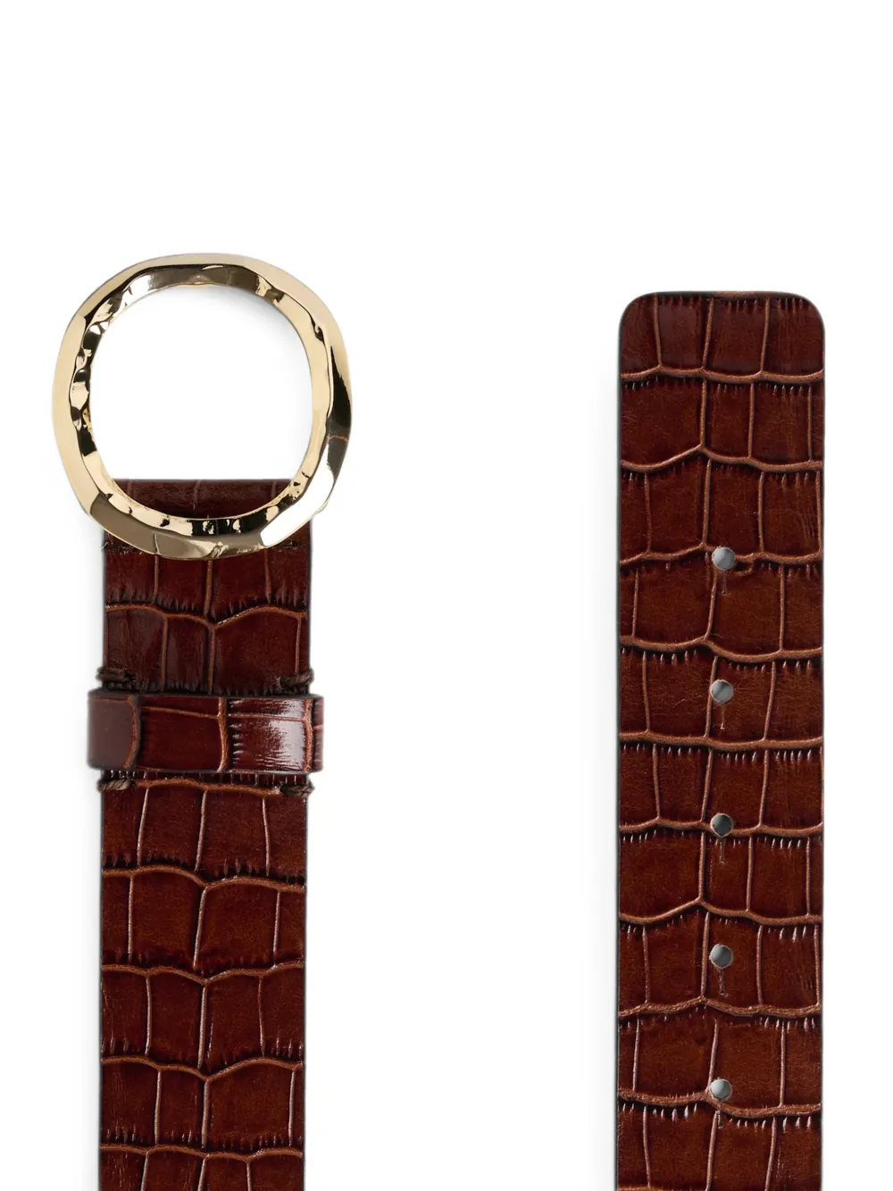 Drykorn AMAEL leren riem Bruin