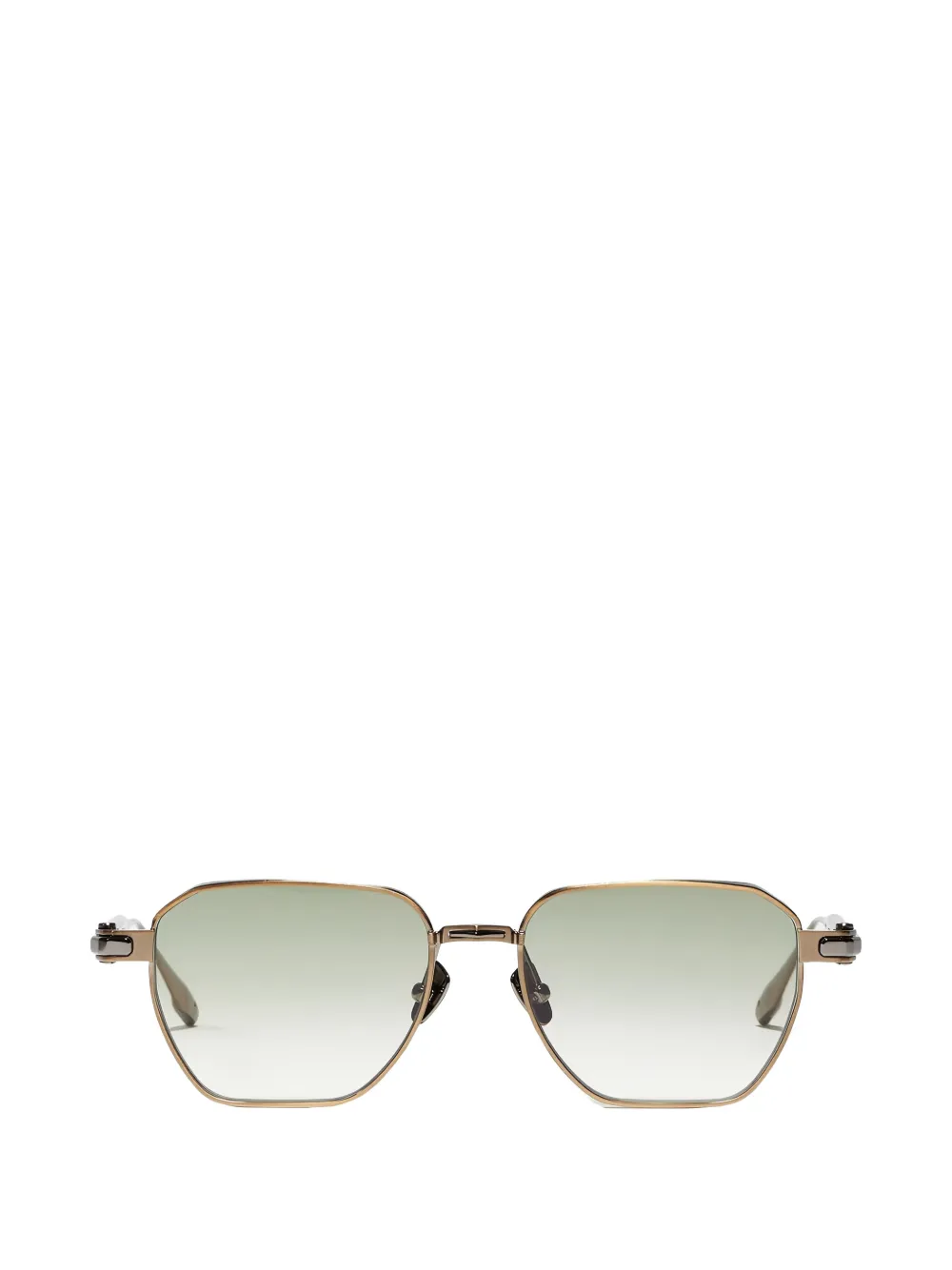 John Dalia Richy geometric-frame sunglasses - Or John Dalia Richy geometric-frame sunglasses - Or