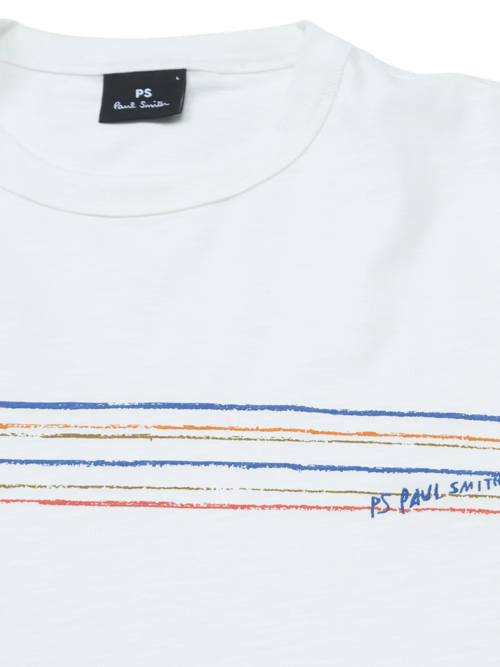 Paul Smith Gestreept T-shirt Wit