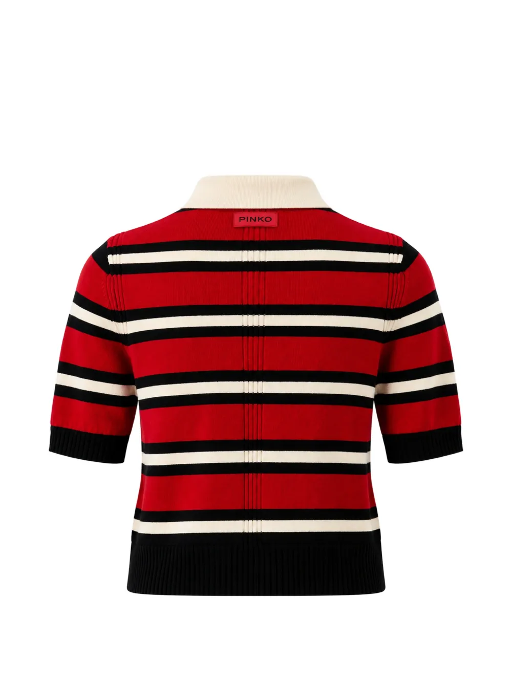 PINKO Gestreept poloshirt Rood
