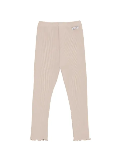 Donsje Joline ribbed ruffled trousers
