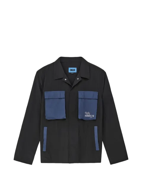 Deus Ex Machina Tommy Surf logo-print panelled shirt