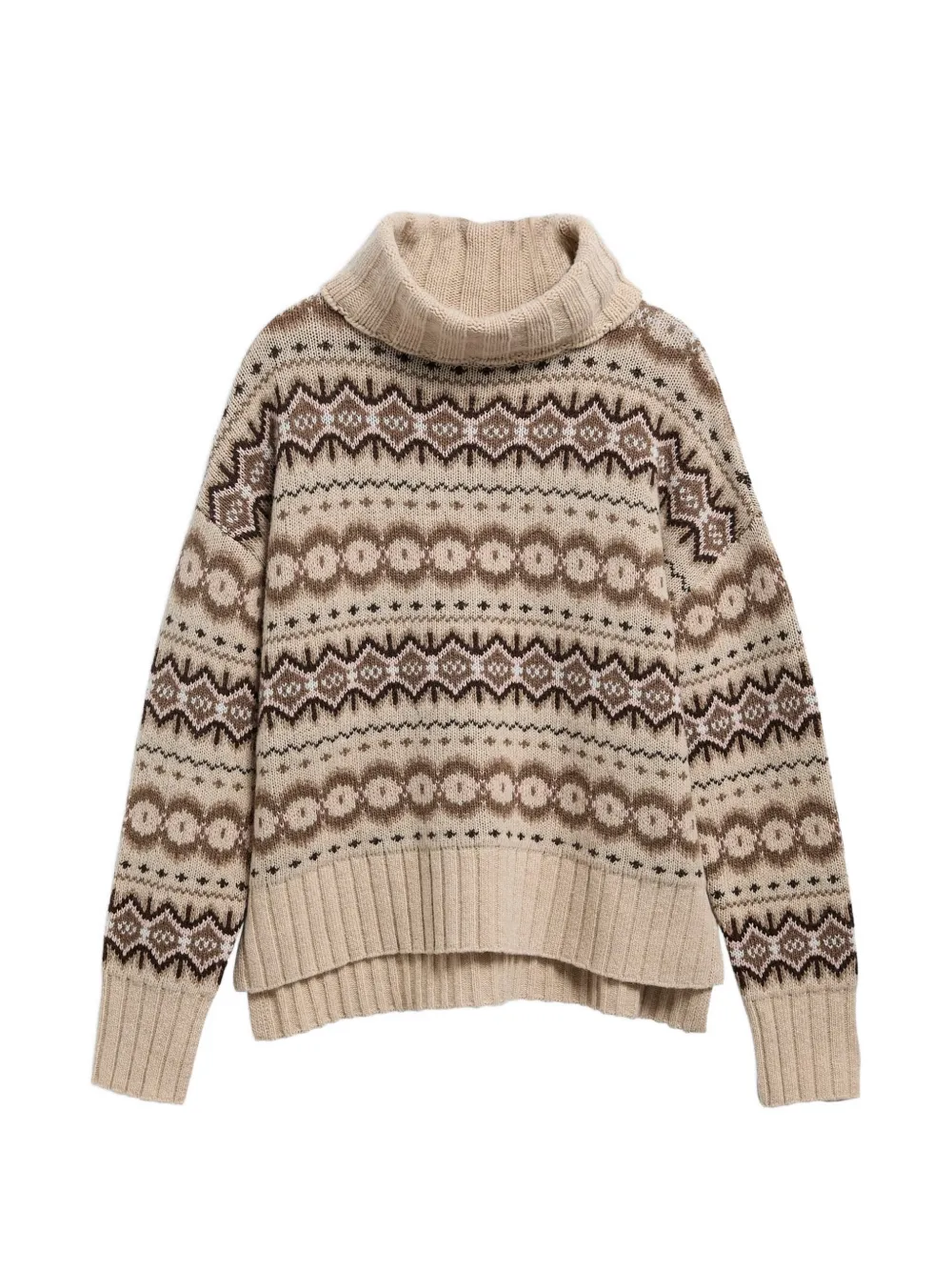 Barbour Helen fair-isle coltrui Beige