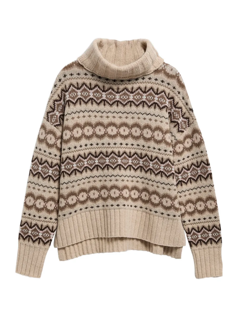 Barbour Helen fair-isle coltrui Beige