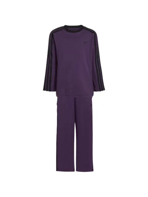 adidas Kids Crew side-stripe tracksuit