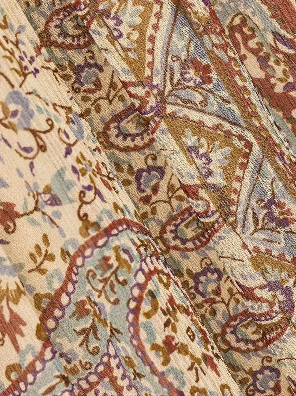 Ba&Sh Cali maxi-rok met paisley-print Blauw