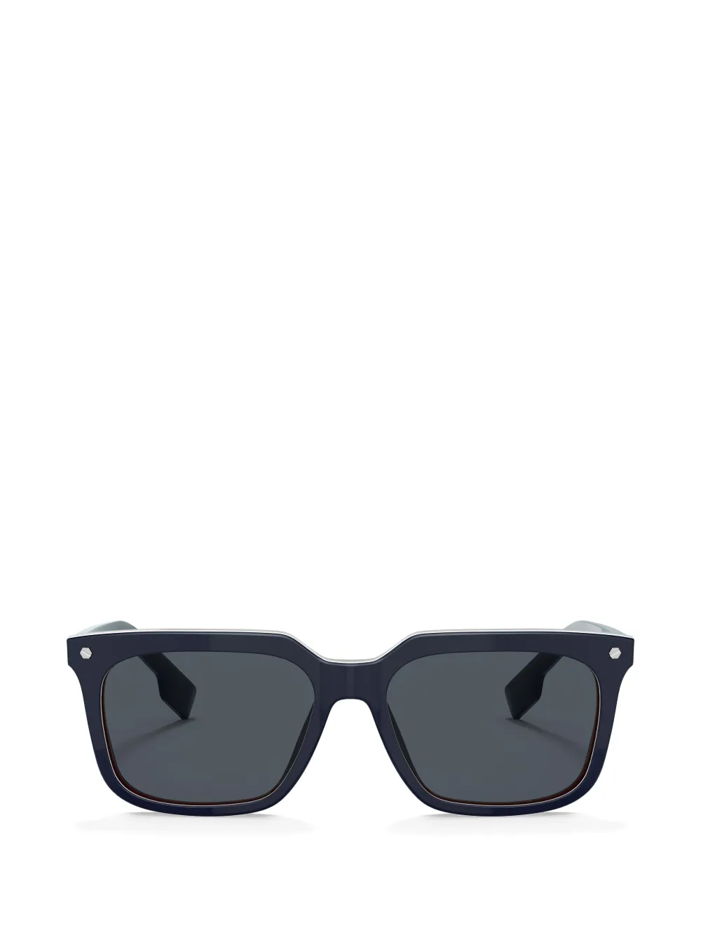Burberry Eyewear Icon Stripe square-frame sunglasses - Bleu Burberry Eyewear Icon Stripe square-frame sunglasses - Bleu