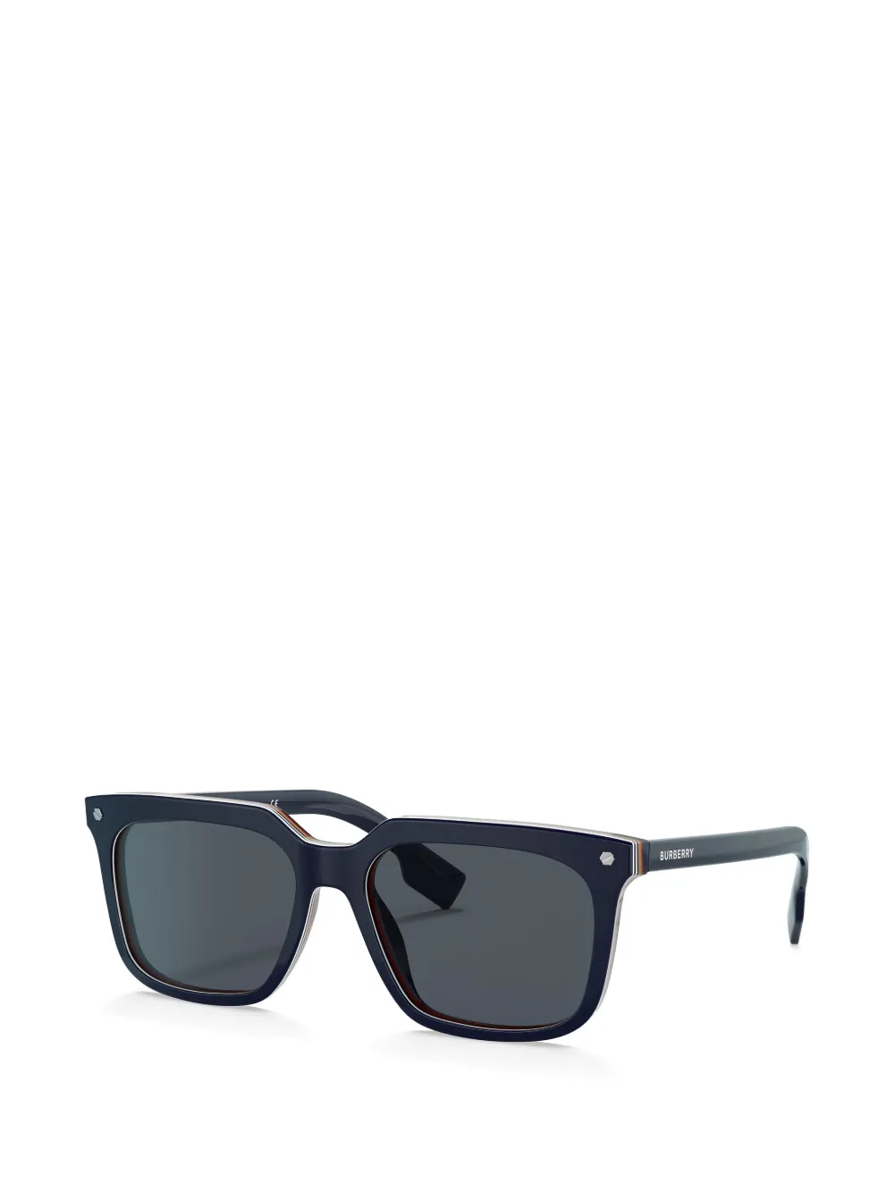 Burberry Eyewear Zonnebril met vierkant montuur Blauw