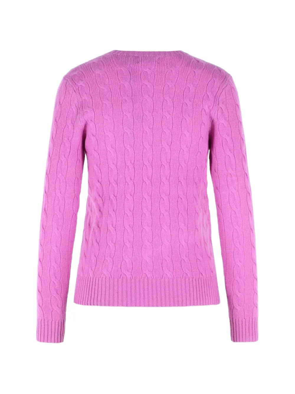 Polo Ralph Lauren Julianna cable-knit sweater Roze