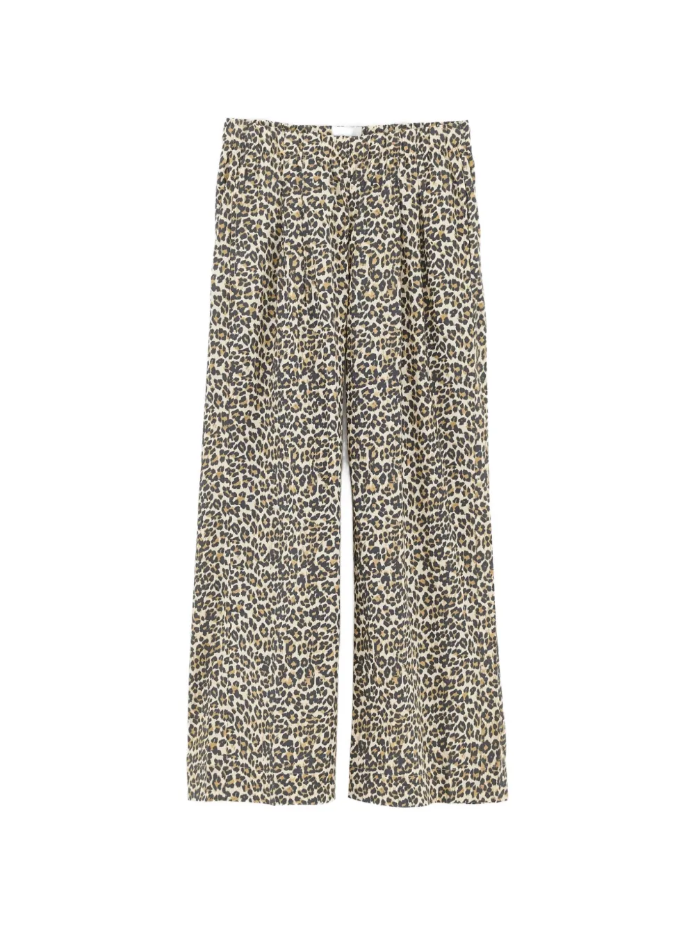 Bellerose Kids leopard-print wide-leg trousers - Tons neutres Bellerose Kids leopard-print wide-leg trousers - Tons neutres