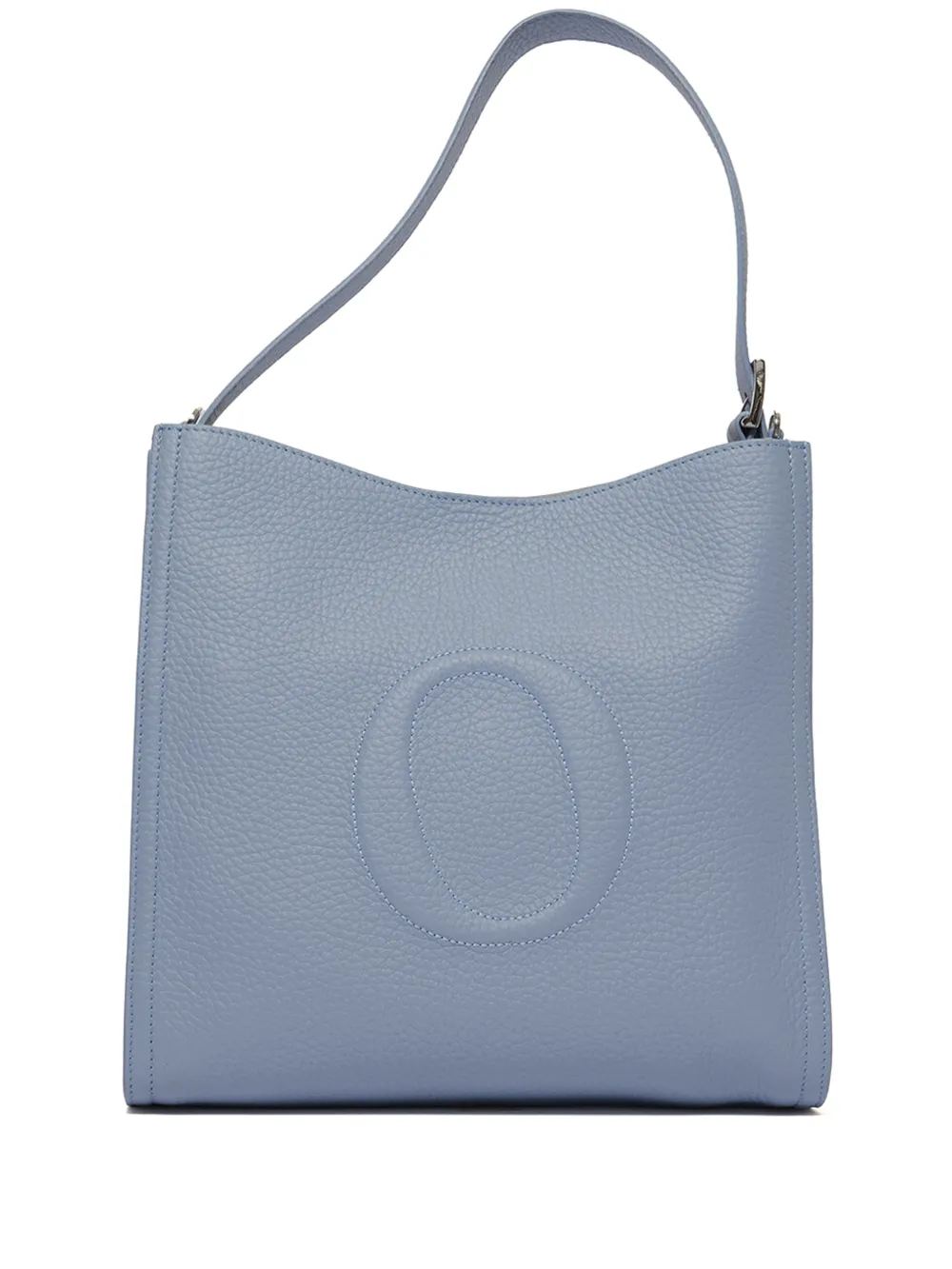 Orciani medium Her-O grained-leather shoulder bag - Blue