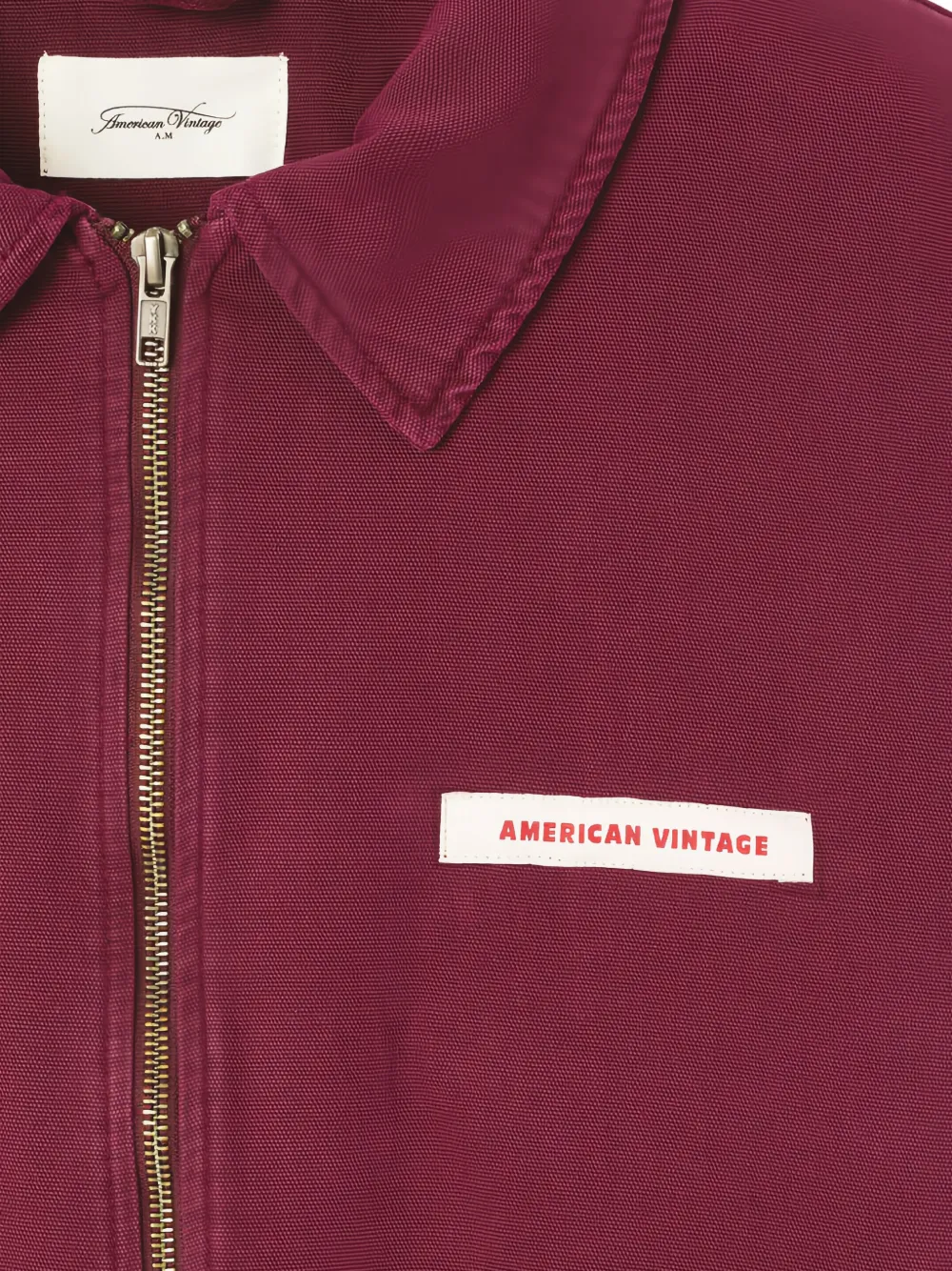 American Vintage Jack met logopatch Rood