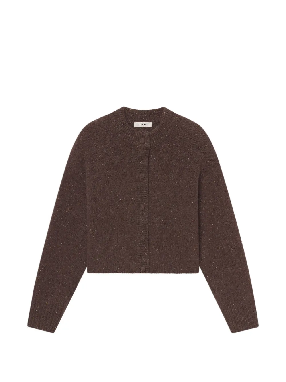 FRAME flecked button-up cardigan - Marron FRAME flecked button-up cardigan - Marron