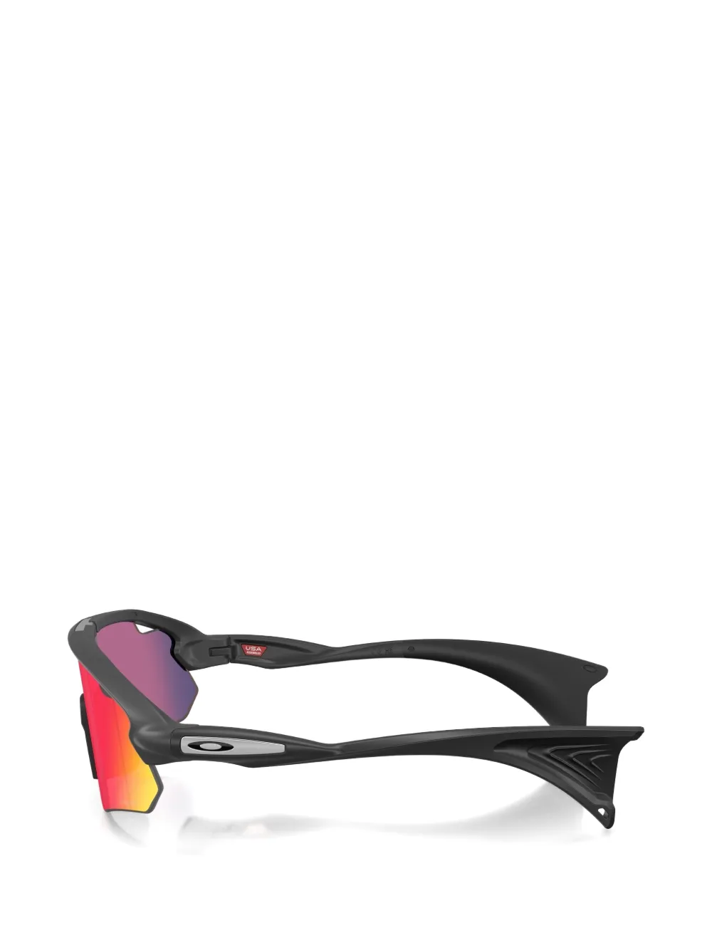 Oakley Stunt Devil zonnebril met geometrisch montuur Zwart
