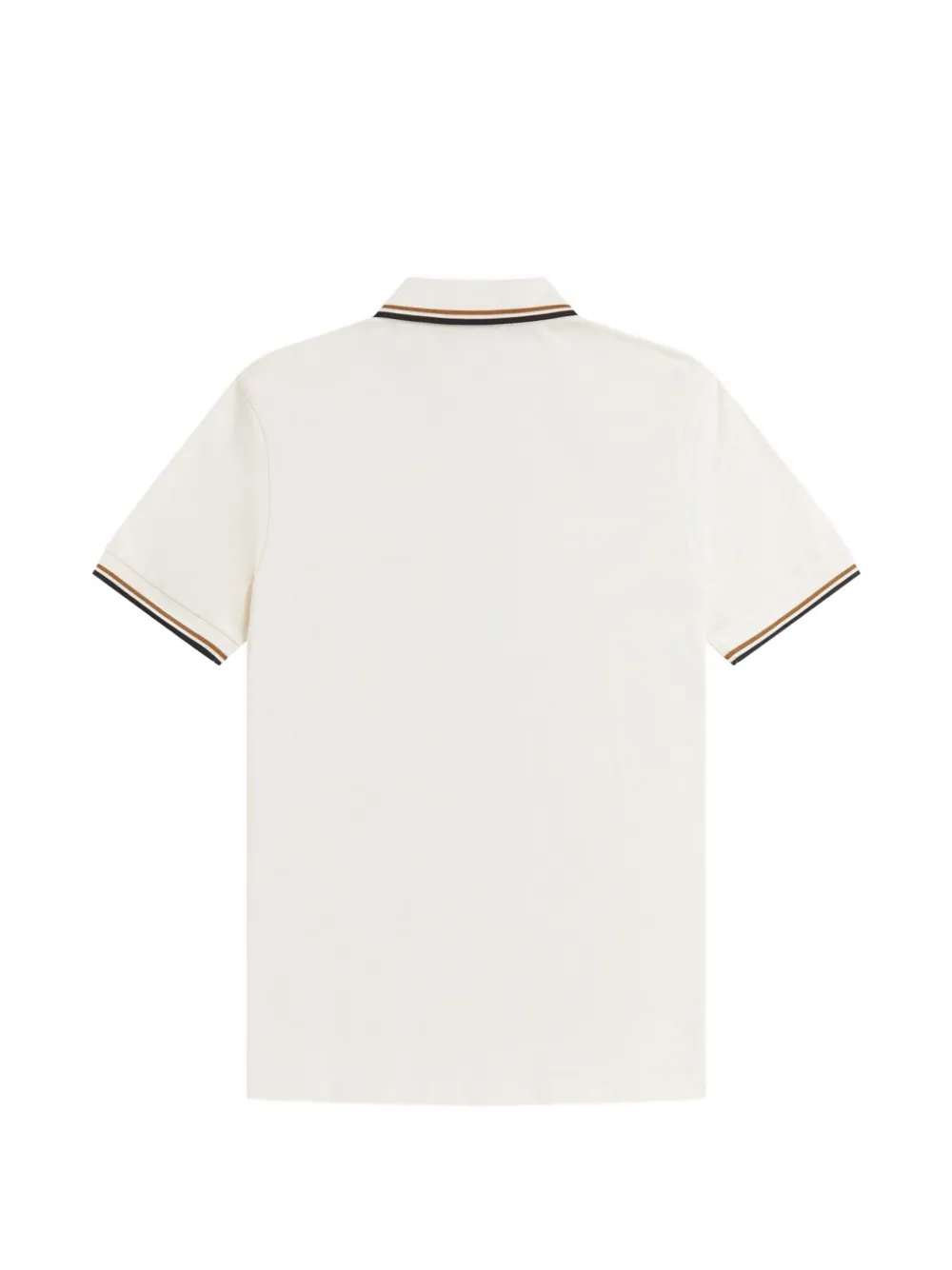 Fred Perry Poloshirt met dubbele afwerking Beige