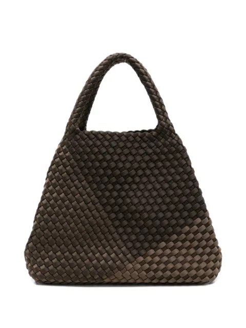 MARREA medium Stripe woven-design tote bag