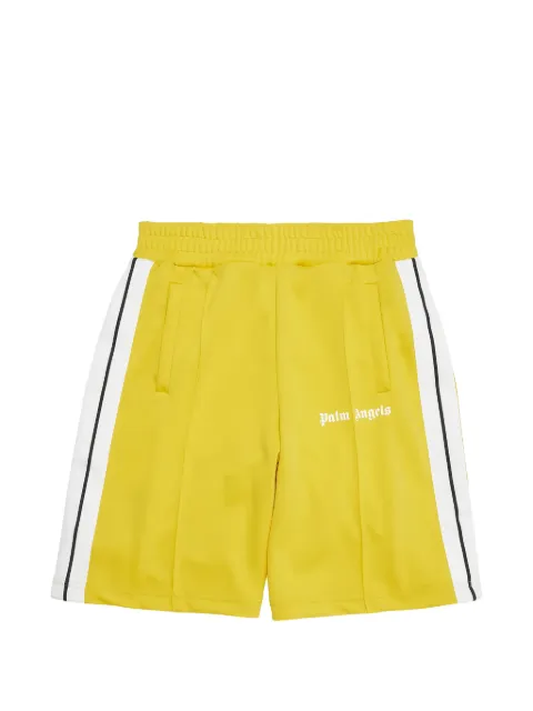 Palm Angels logo-print side-stripe shorts