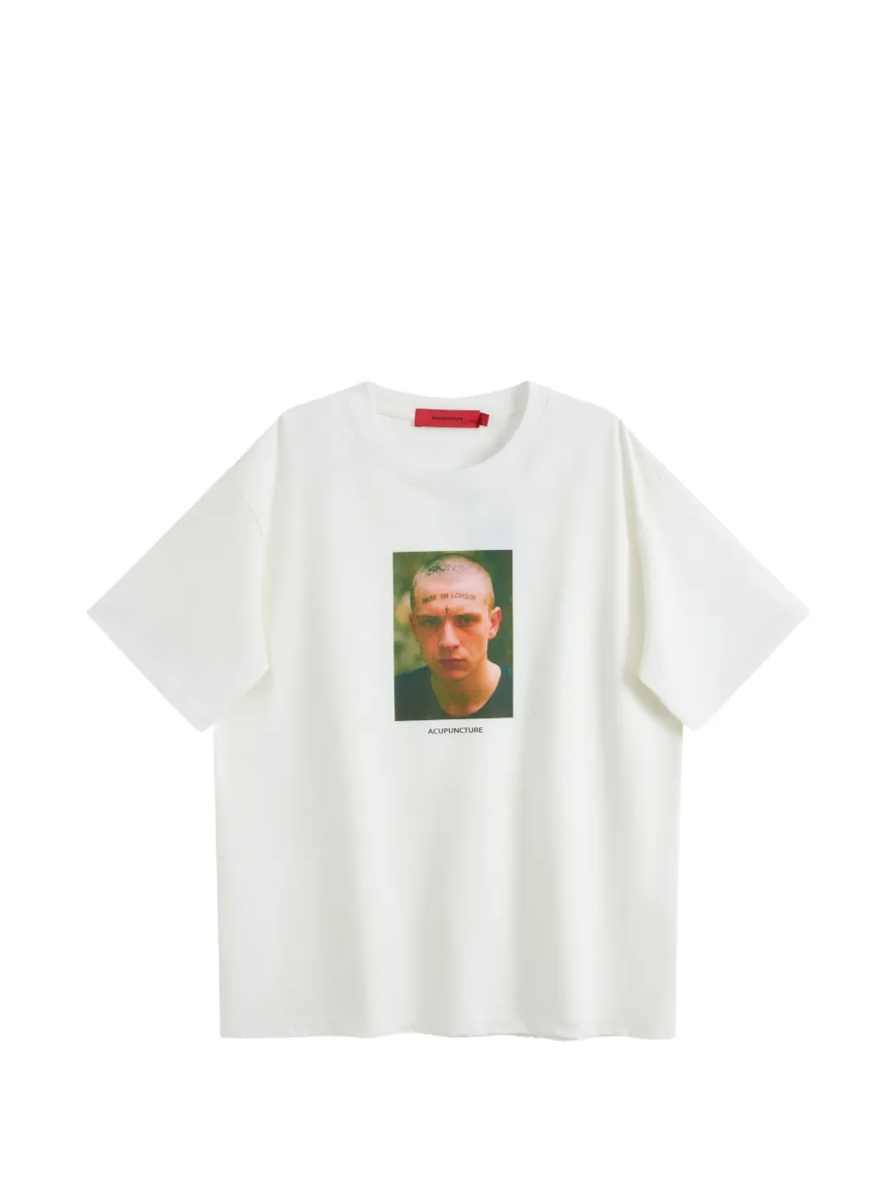 ACUPUNCTURE 1993 photographic-print cotton T-shirt - Tons neutres