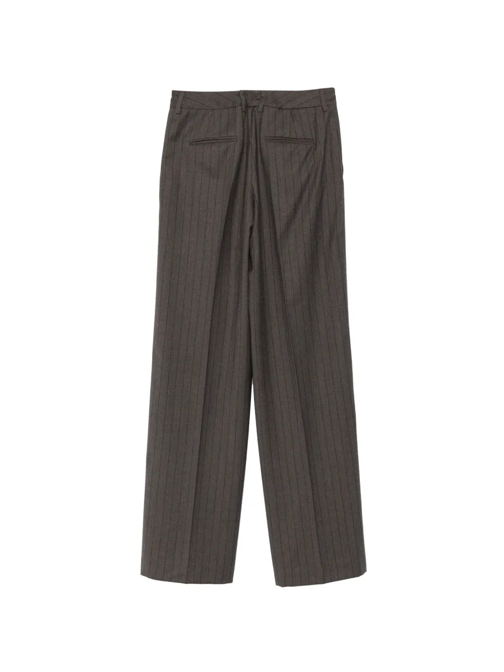 PT Torino pinstripe-pattern pleated trousers Bruin