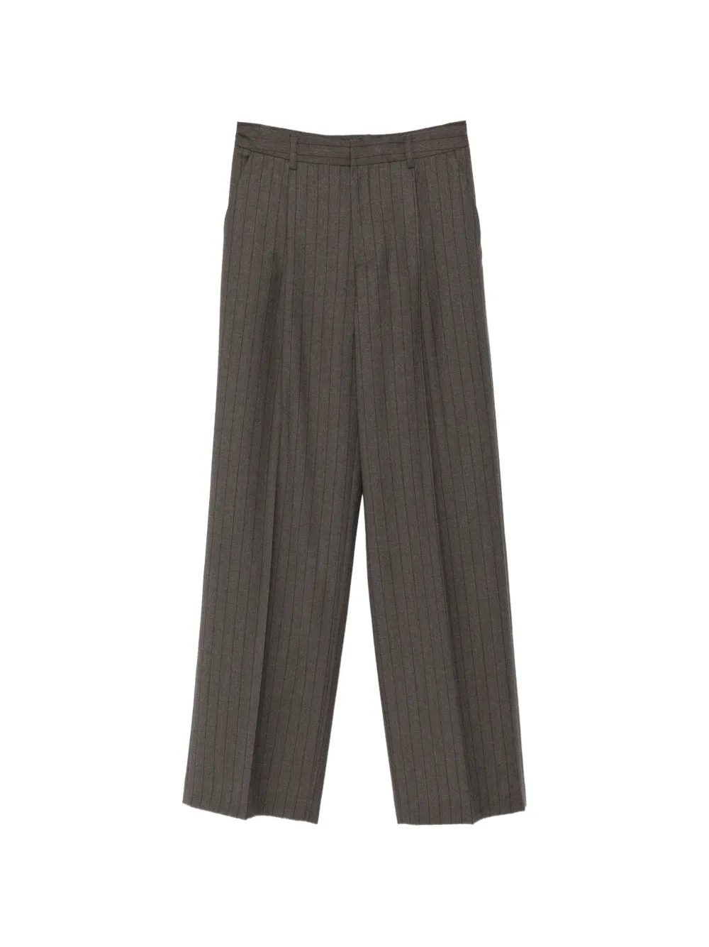 PT Torino pinstripe-pattern pleated trousers Bruin