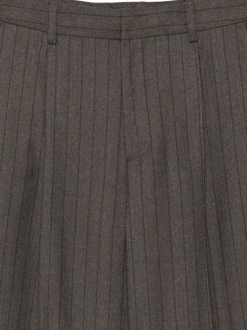 PT Torino pinstripe-pattern pleated trousers Bruin