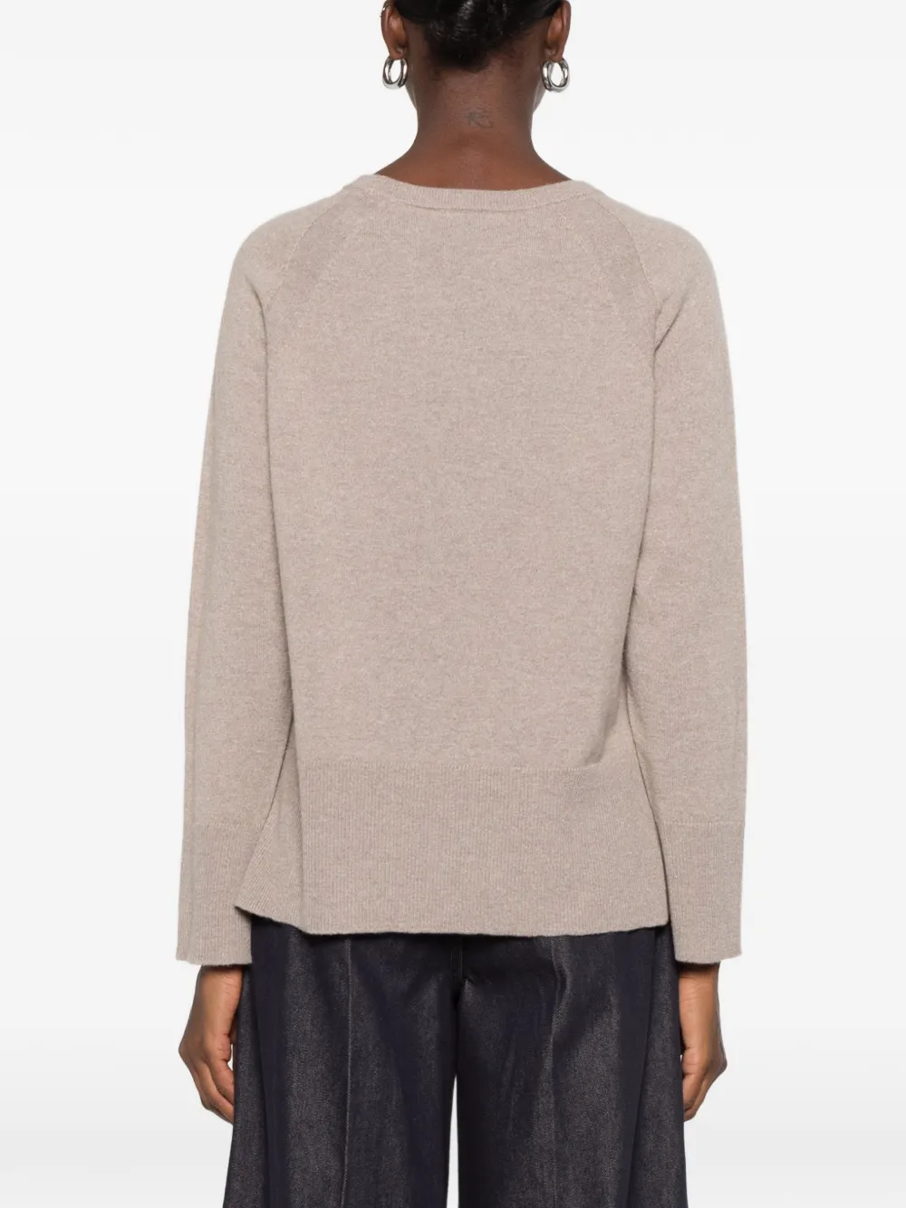 PT Torino Federica raglan-sleeve sweater Beige