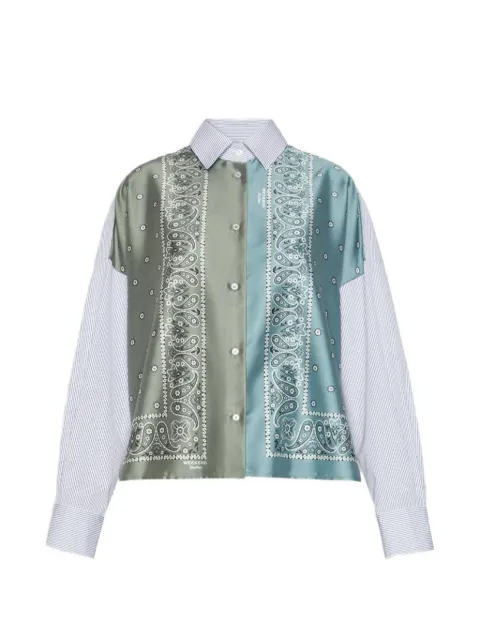 Weekend Max Mara paisley-print striped shirt