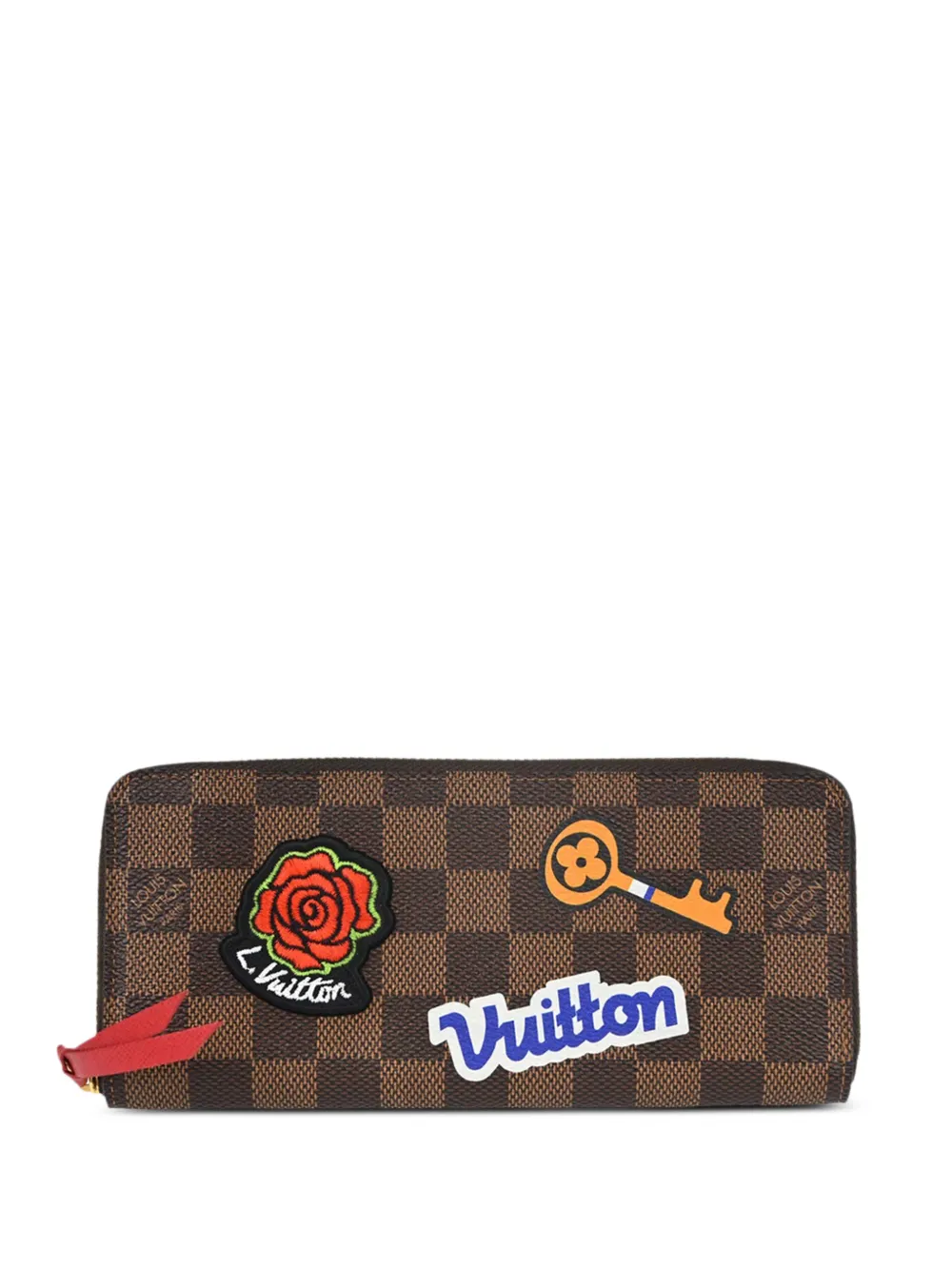 Louis Vuitton Pre-Owned Damier Ebene LV Stories wallet - Marrone