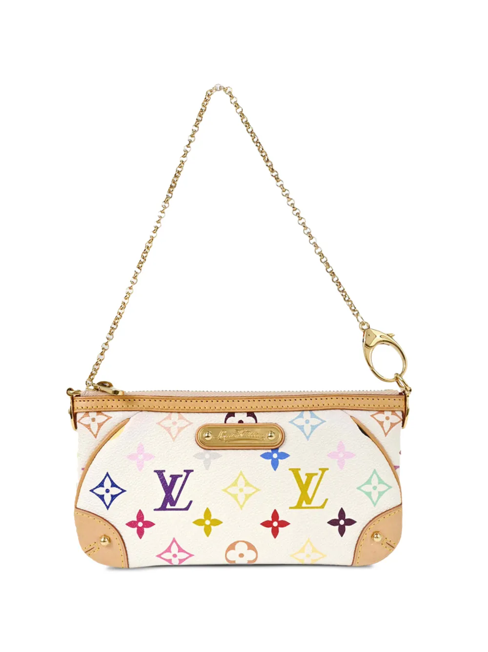 Louis Vuitton Pre-Owned MM Milla chain shoulder bag - Bianco