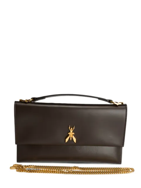 Patrizia Pepe bolsa de mano Fly con placa