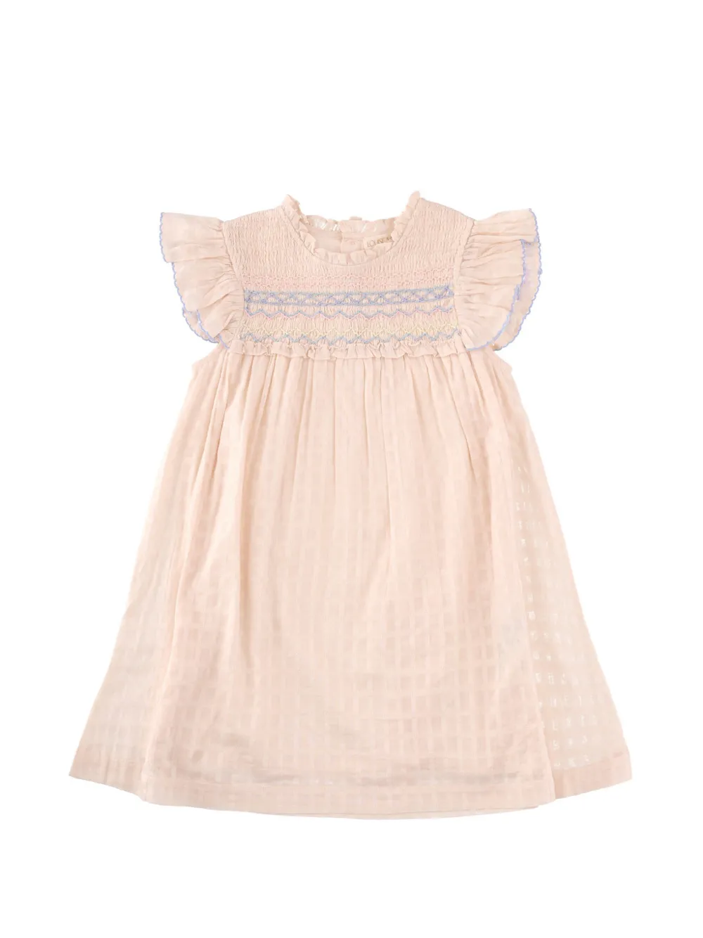LOUISE MISHA KIDS smocked ruffled dress - Tons neutres LOUISE MISHA KIDS smocked ruffled dress - Tons neutres