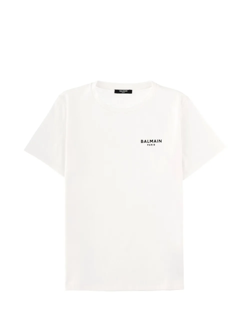 Balmain Kids logo-print cotton T-shirt - Bianco