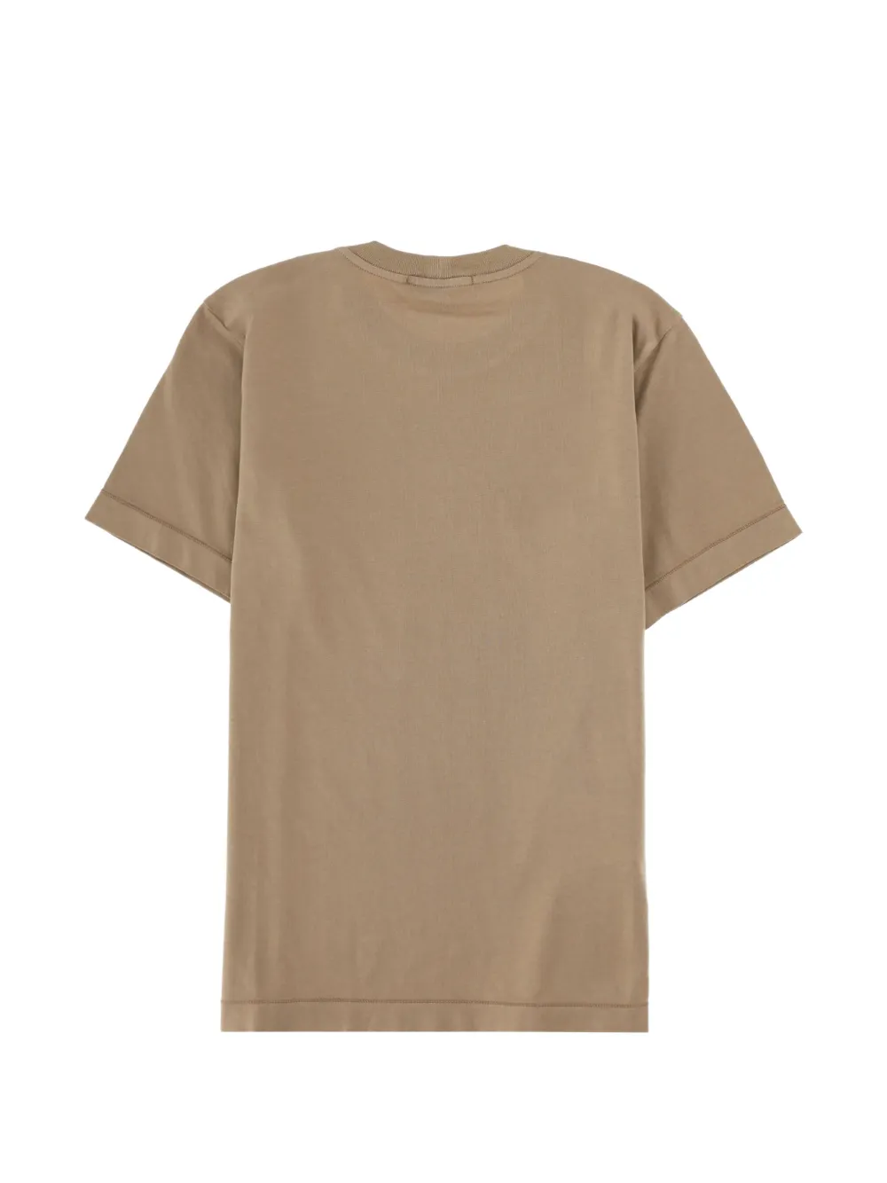 Stone Island Junior T-shirt met logopatch Beige