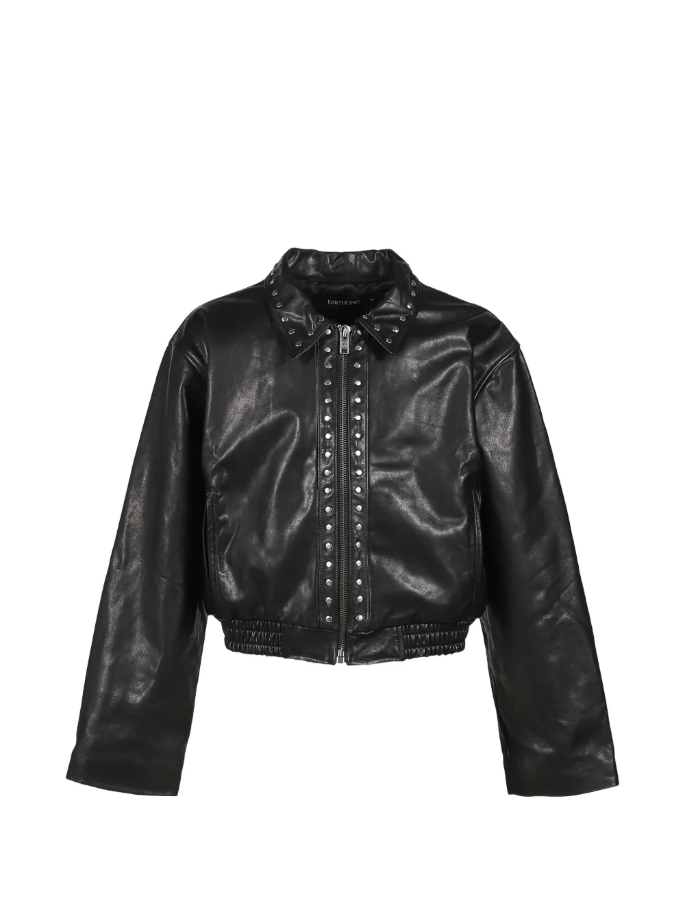 Earthling Collective Davidson studded leather jacket - Nero