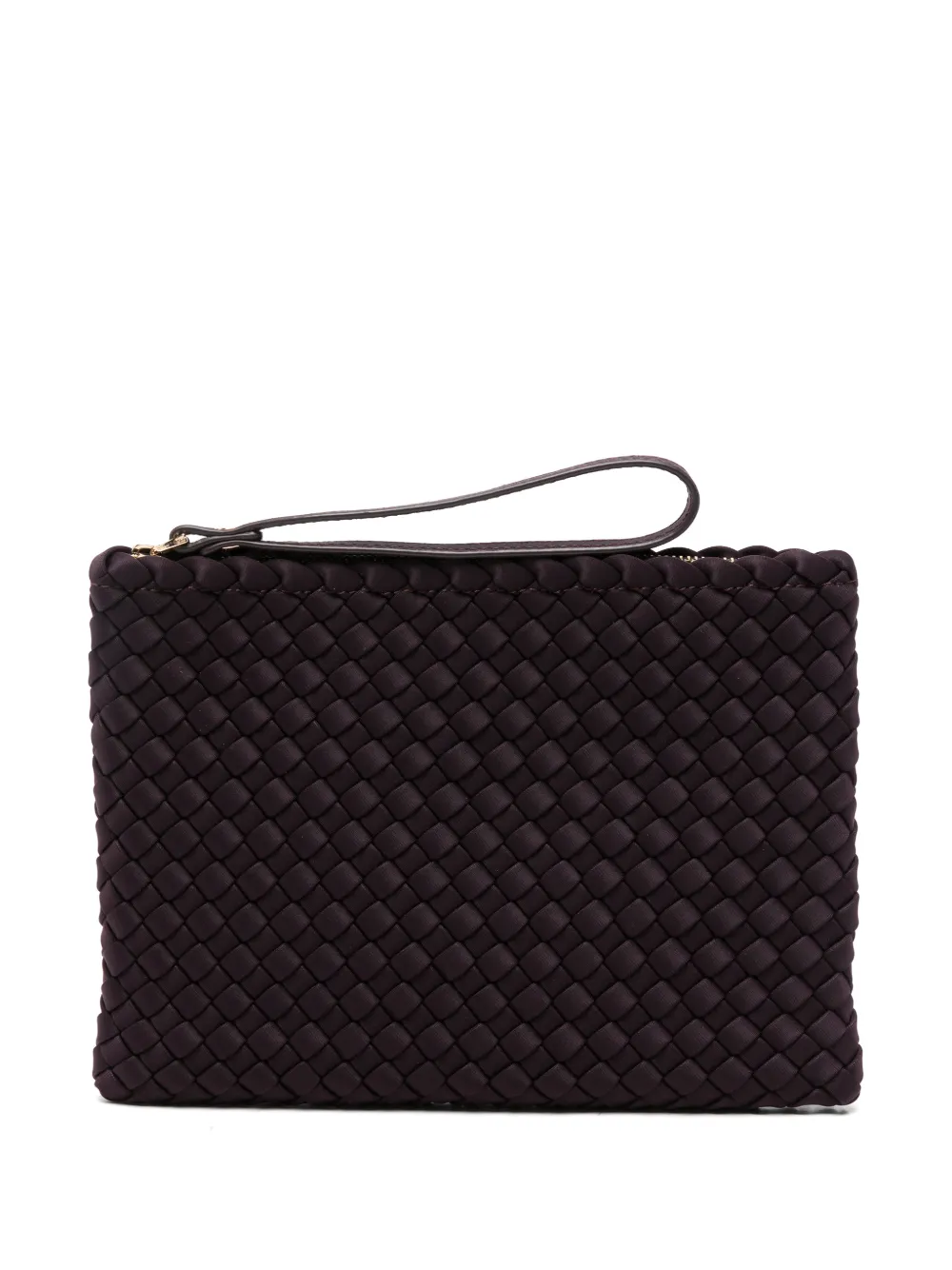 MARREA Clutch con design intrecciato - Viola