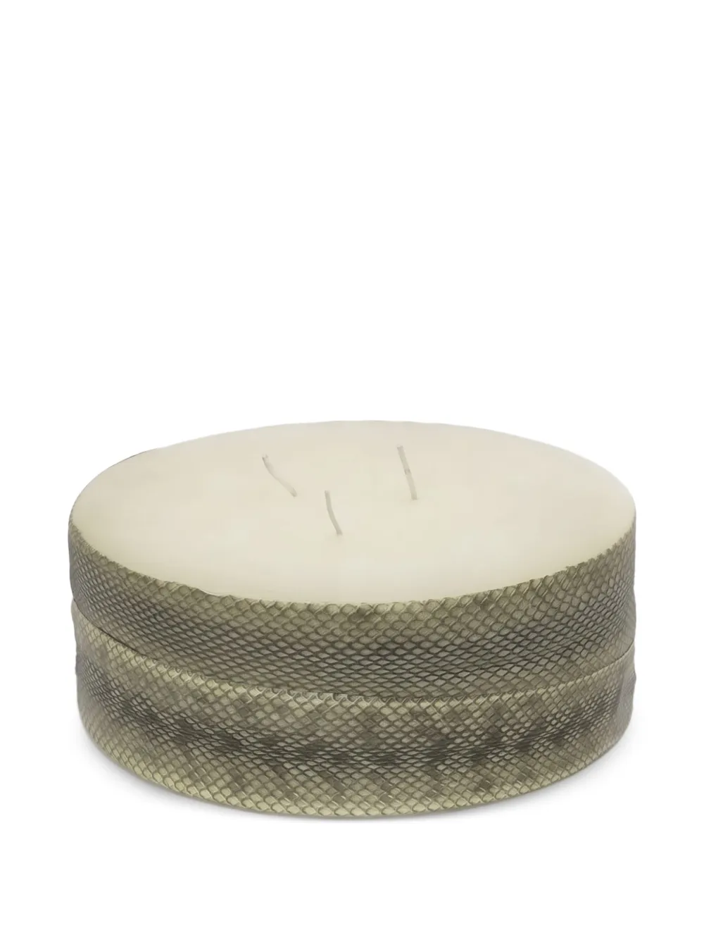 ENZO DE GASPERI snake-effect candle - Grau