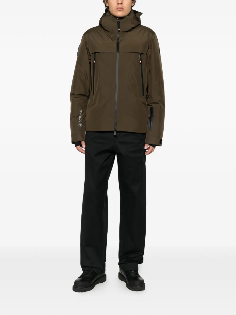 Moncler Grenoble Balmhorn hooded jacket Groen
