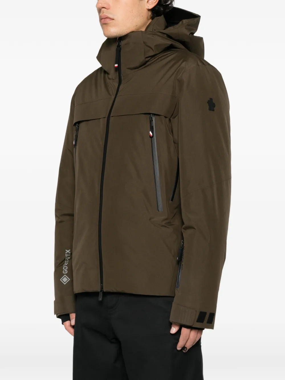 Moncler Grenoble Balmhorn hooded jacket Groen